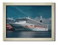 Картина Круизное судно 41x31 см Hotel Arizona HD 1 SILVER FR-5563743890-HOLI-12x1