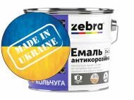 Эмаль ZEBRA 3 в 1 серия Кольчуга 36 зеленый изумрудный глянец 0,75 кг