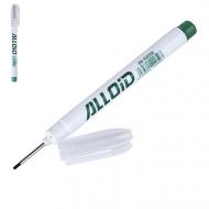 Маркер будівельний з довгим носиком зелений Alloid 1 шт. BM-4502GN