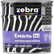 Емаль ZEBRA 3 в 1 серія Кольчуга 20 сріблястий глянець 2 кг