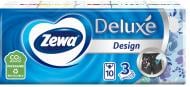 Носовые платочки кармашки Zewa Deluxe Design трехслойные 10 х 10 шт.