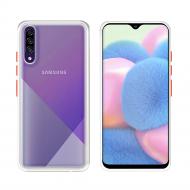 Чехол Intaleo Smoky для Samsung A30S белый