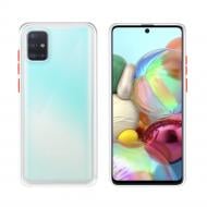 Чехол Intaleo Smoky для Samsung A71 A715 белый