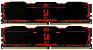 Оперативна пам'ять Goodram DDR4 SDRAM 16 GB (2x8GB) 3000 MHz (IR-X3000D464L16S/16GDC) Iridium X Black
