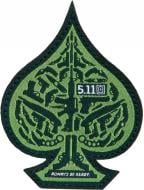 Нашивка SPADE PATCH 81025-851 Olive