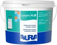 Фарба акрилатна водоемульсійна Aura® Luxpro K&B напівмат білий 10 л