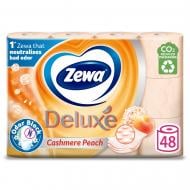 Туалетная бумага Zewa Deluxe персик тришаровий 48 шт.