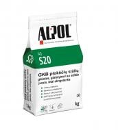 Шпаклівка Alpol гіпсова для розшивки швів повільна AG S-20 (зі стрічкою) 4кг
