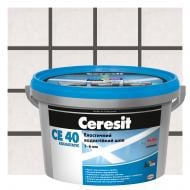 Фуга Ceresit CE 40 AQUASTATIC (ширина шва 1-6мм) № 16 2 кг графит