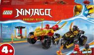 Конструктор LEGO NINJAGO Автомобільна й байкова битва Кая і Раса 71789