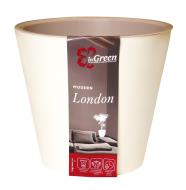 Горщик InGreen London круглий 1,6 л вершковий крем (ING6204СЛ)