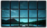 Картина модульная Звездная ночь 127x77 см Hotel Arizona HD 15-5411143946-STAR-30x50-BLUE