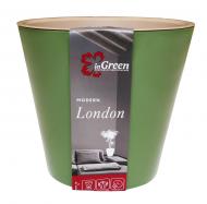 Горщик InGreen London круглий 5 л оливковий (ING6206ОЛ)