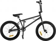 Велосипед Cross 20" 10"(25 см) BMX Flatland LIGHT 2022 20TJBMX20-004494 черный металлик