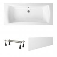 Ванна акрилова Lavinia Boho Evan 190х90 см з ніжками та лицьовим екраном