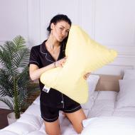 Подушка ортопедична №4013 Satin Stripe 30-0003 Intense Yellow Memory foam MirSon 59x43 см жовтий