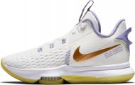 Кроссовки Nike LeBron Witness 5 CQ9380-102 р.42,5 фиолетово-желтые