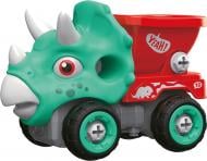 Машинка-конструктор OTAMANKO Трицератопс самосвал бирюзовый/красный 532.03.02