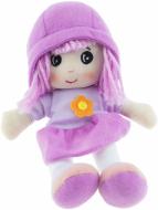 М'яка іграшка Devik Лялька м'яконабивна з вишитим обличчям 20 см фіолетовий 31908
