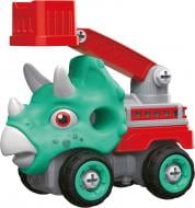 Машинка-конструктор OTAMANKO Трицератопс пожарная лестница бирюзовый/красный 532.03.03