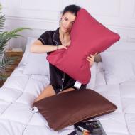 Подушка ортопедическая №4047 Satin 0847 Tomato Memory foam MirSon 59x43 см бордовый