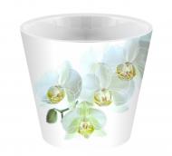 Горшок InGreen London Orchid Deco круглый 1,6 л орхидея (ING6196БЛ)