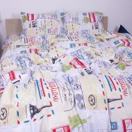 Комплект постельного белья Бязь 17-0592 New-York 2х143х210 см мультиколор MirSon Комплект постельного белья Бязь 17-0592 New-York 2х143х210 см мультиколор MirSon