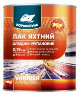 Лак яхтний алкідно-уретановий КОРАБЕЛЬНА глянець безбарвний 2,5 л