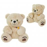 Мягкая игрушка Shantou Медвежонок 27 см бежевый с коричневым C6503