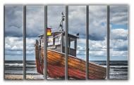 Картина модульна Рибальський човен 171x112 см Hotel Arizona HD 6-1385843948-SHIP-44x67-MULTI