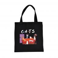 Сумка-шоппер Муркливые друзья 38х40 см Strateg