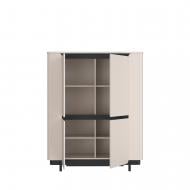 Комод Forte Meble Vodol VXLK621 1303х1611х448 мм черный/бежевый