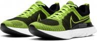 Кроссовки Nike ReactINFINITY Run Flyknit 2 CT2357-700 р.44 салатово-черные
