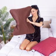 Подушка ортопедическая №4032 Satin 0211 Cacao Memory foam MirSon 59x43 см коричневый