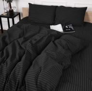 Комплект постельного белья Бязь 17-0611 Stripe Black 143х210 см мультиколор MirSon