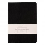 Дневник датированный черный 368 стр. Leo Planner Boss A5 2024