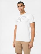 Футболка 4F TSHIRT 4FSS23TTSHM1048-10S р.M білий
