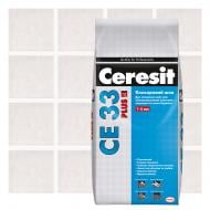 Фуга Ceresit CE 33 Plus 100 (ширина шва 1–6 мм) 2 кг білий