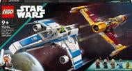 Конструктор LEGO Star Wars Истребитель Новой Республики «E-Wing» против Звездного истребителя Шин Хати 75364