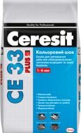 Заполнитель швов Ceresit CE 33 Plus 110 2 кг светло-серый