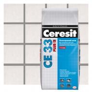 Фуга Ceresit CE 33 Plus 115 (ширина шва 1–6 мм) Цемент 2 кг серый