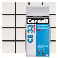 Затирка для плитки Ceresit CE 33 Plus 117 2 кг черный