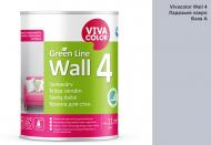 Краска интерьерная латексная Vivacolor Wall 4 глубокий мат Ладожское озеро H489 0,9 л