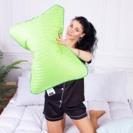 Подушка ортопедична №4080 Satin Stripe 30-0016 Light Green Memory foam MirSon 59x43 см зелений