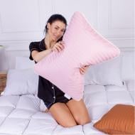 Подушка ортопедична №4072 Satin Stripe 30-0007 Pink Memory foam MirSon 59x43 см рожевий