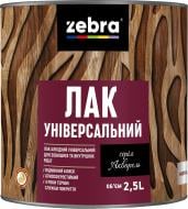 Лак універсальний серія Акварель ZEBRA глянець прозорий 2,5 л