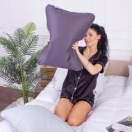 Подушка ортопедична №4095 Satin 0240 Iron grey Memory foam MirSon 59x43 см темно-сірий Подушка ортопедична №4095 Satin 0240 Iron grey Memory foam MirSon 59x43 см темно-сірий
