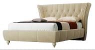 Кровать Green Sofa ЭММА, лагуна 5 140x200 см светло-бежевый