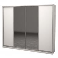 УЦІНКА! Шафа-купе ROKO 4.2266.242.60-1 2384x600x2420 мм білий двері ДСП/дзеркало (УЦ №2935)