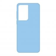 Чехол Intaleo SoftShell для Samsung Galaxy S21 Ultra голубой